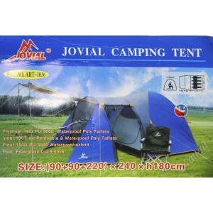 Четырехместная палатка для кемпинга и туризма Jovial CT-1036 Tuohai
