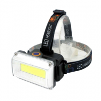 Фонарь налобный аккумуляторный светодиодный HEADLAMP LIGHTS LL-6653B / с держателем на вело