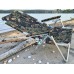 Стул туристический складной с регулировкой спинки 4 положения до 120 кг, кресло для рыбалки, охоты и кемпинга Стул туристический складной с регулировкой спинки 4 положения до 120 кг, кресло для рыбалки, охоты и кемпинга