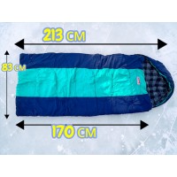 Спальный мешок туристический с капюшоном Coleman Aspen, тёплый, зимний, компактный, для кемпинга и рыбалки Спальный мешок туристический с капюшоном Coleman Aspen, тёплый, зимний, компактный, для кемпинга и рыбалки