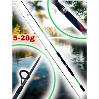 Спиннинг Taifun Dark Andel, тест 5–28 г, штекерный, Carbon