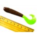 Твистер  Long Hybrid 3,55"/9,0 см Rusty Gold & Lime Hel