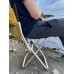 Стул туристический АЛЮМИНИЙ складной со спинкой до 95 кг, для рыбалки, охоты, пикника и отдыха Стул туристический АЛЮМИНИЙ складной со спинкой до 95 кг, для рыбалки, охоты, пикника и отдыха