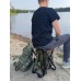 Стул складной с термосумкой и мягкими ручками, туристический стул рюкзак для рыбалки охоты до 100 кг
