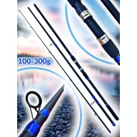 Удочка карповая Taifun Junior Carp, тест 100–300 г, телескопическая, High Modulus Carbon