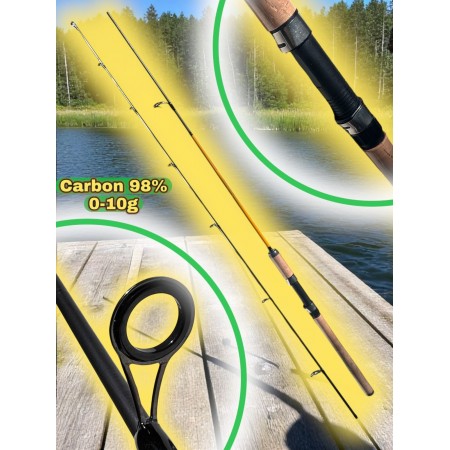Спиннинг Taifun Victory, тест 0–10 г, штекерный, Carbon 98