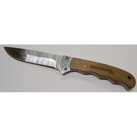 Купить Нож Browning Full Tang Burl Wood Bowie Hunting Knife BR322525
