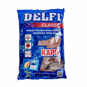  Прикормка DELFI Classic (карп; слива, 800 г)