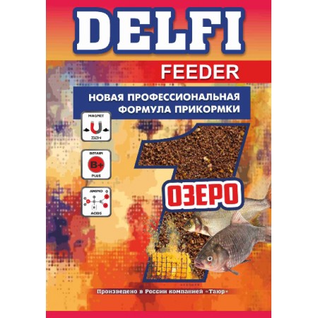 Купить Прикормка DELFI Feeder (озеро; окунь;800 г)