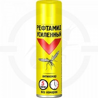Рефтамид Антикомар Усиленный (жёлтый) - аэрозоль от комаров