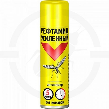 Рефтамид Антикомар Усиленный (жёлтый) - аэрозоль от комаров