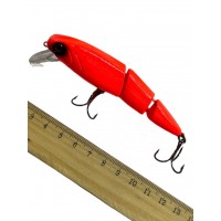 Воблер красного цвета с лопастью 15 гр.,110 мм model MZ-3003
