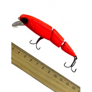 Воблер красного цвета с лопастью 15 гр.,110 мм model MZ-3003