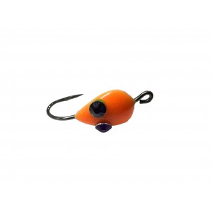 Мышь малая камень на фосфоре тип-51 цвет оранжевый