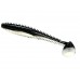 Виброхвост Snaggy №335 8.5 cm Black&White Hel