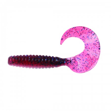 Твистер Spiral, р.2.5 inch, цвет #04 - Grape Ya