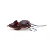 Мышь-незацепляйка  MOUSE с лепестками, 76 мм, 26 г, цвет 18, крючок-двойник YR Hooks (BN) #2/0