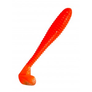 Виброхвост Catcher 2.75 7 cm Orange&Sparkles Hel