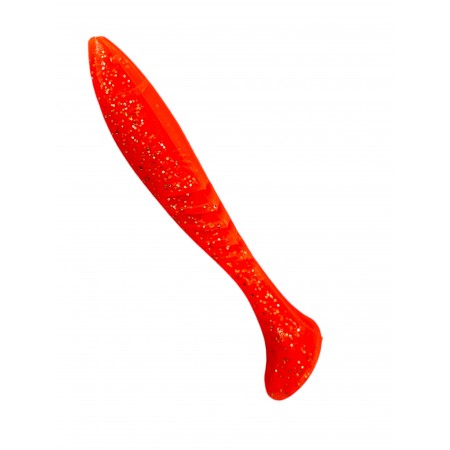 Виброхвост Slash 2.64 6.7 cm Orange&Sparkles Hel 