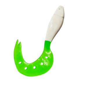 Твистер Kasandra 4.29/10.9 см White&Green He
