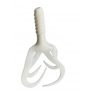 Твистер Credo Four tail 3.35/8.5 см White&Sparkles He