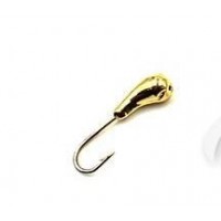 Мормышка уралка с отв.,цв.GOLD PLATED, d 5, вес 1,0 г