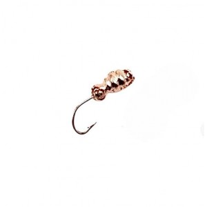 Мормышка шмель с отв.,цв.COPPER PLATED, вес 1,2 г