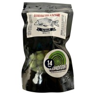Пылящие насадочные бойлы на карпас ароматом конопли