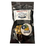 Пылящие насадочные бойлы на карпа с ароматом ананаса