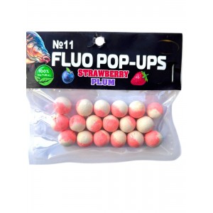 Плавающая насадка бойлы Pop-UPS Слива,клубника