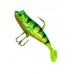Силиконовая рыбка с крючками №5551 8 см color №R09 4 штуки w