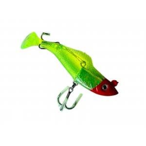 Силиконовая рыбка с крючками #5559 8 см color №217 4 штуки w