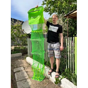 Садок Taifun металлический с прорезиненным материалом для рыбалки