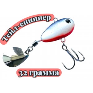 Тейл-спиннер 32 грамма фиолетово-красного цвета 