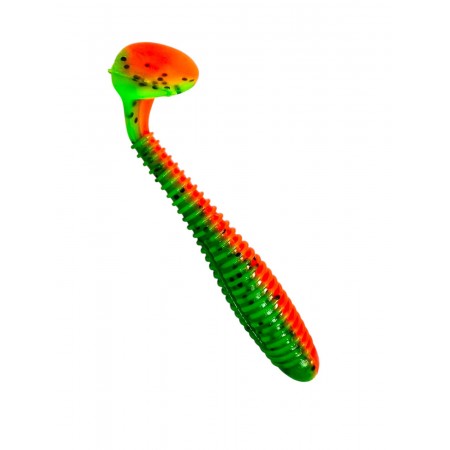 Силиконовая рыбка Catcher 2.75/7 см Pepper Green &Orange