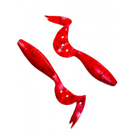 Силиконовая рыбка Kasandra 4.29/9 см Pepper Red