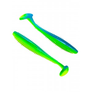 Силиконовая рыбка Shaggy 3.35/8.5 см Blue Lime