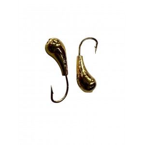 Мормышка уралка с отв.,цв.GOLD PLATED,d 5 Мормышка уралка с отв.,цв.GOLD PLATED,d 5