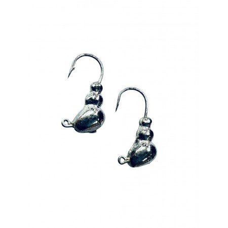 Мормышка муравей с ушком.,цв SILVER PLATED, d5