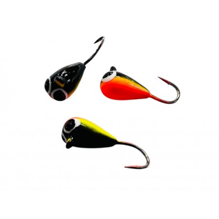 Мормышка капля с ушком краш. 4 мм 0,99 грамм MW-SP-1140-43 W Spider