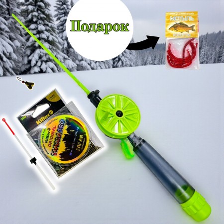 Удочка Taifun зимняя в сборе для мирной рыбы - 37см
