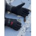 Перчатки зимние из флиса с меховой подкладкой