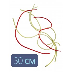 Силиконовые рыболовные кембрики 30 см 5 штук