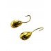 Мормышка капля с отв.,цв. GOLD PLATED.d 5