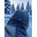 Зимняя балаклава свободного кроя темно-серого цвета.