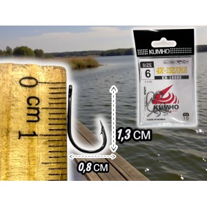 Крючки набор 10 штук KUMXO size 6