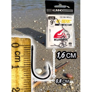Крючки набор 10 штук KUMXO size 9