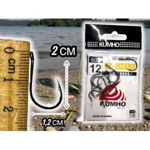 Крючки набор 10 штук KUMXO size 12