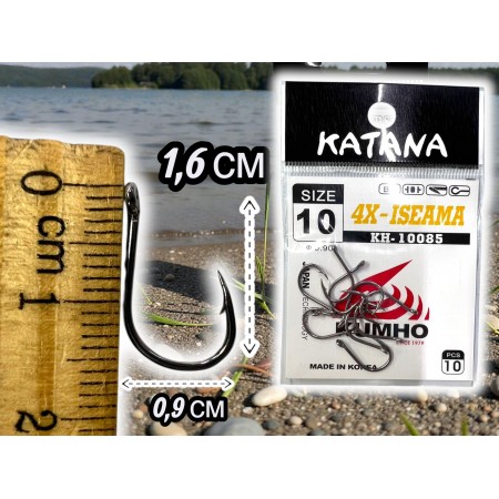 Крючки набор 10 штук KUMXO size 10