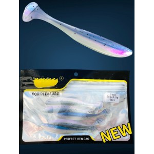 Виброхвост 9 см 4,5 грамма цвет Electric blue Е-937